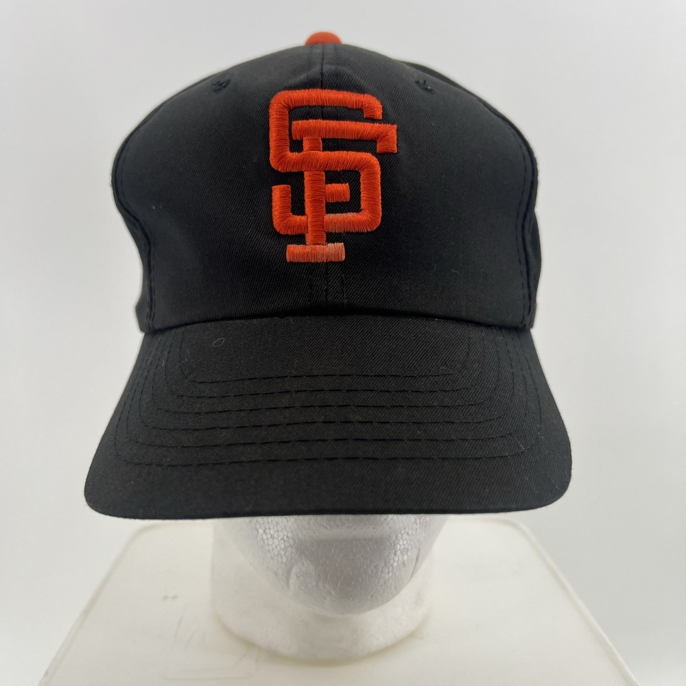 Vintage San Francisco Giants Snapback Hat MMB Made In USA Black MLB